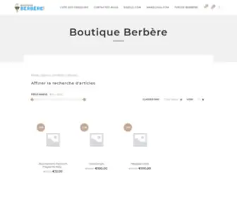 Boutique-Berbere.com(Boutique berbère) Screenshot