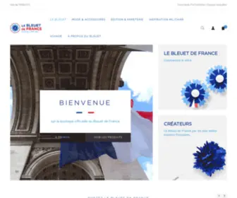 Boutique-Bleuetdefrance.fr(Boutique officielle du Bleuet de France) Screenshot