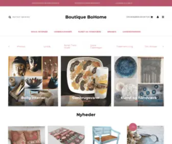 Boutique-Bohome.dk(En Verden i Farver) Screenshot