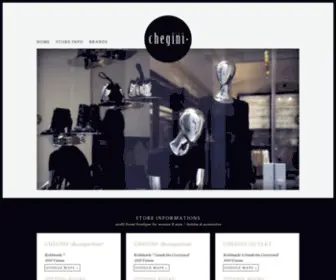 Boutique-Chegini.at(Boutique Chegini Vienna) Screenshot