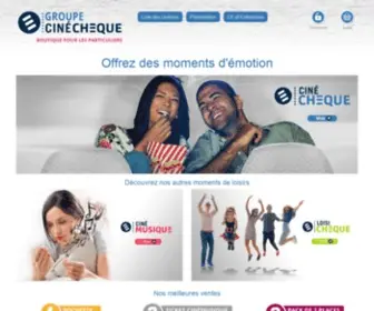 Boutique-Cinecheque.fr(SAS S.D.V Cinecheque) Screenshot