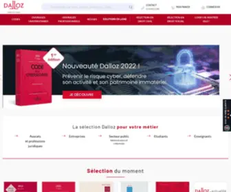 Boutique-Dalloz.fr(Tous les produits et services Dalloz) Screenshot