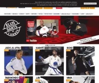 Boutique-DU-Combat.fr(Boutique-du-combat.com vous propose tout l’équipement officiel adidas) Screenshot