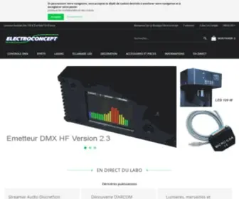 Boutique-Electroconcept.com(Accueil) Screenshot