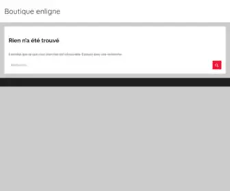 Boutique-Enligne.net(Boutique Enligne) Screenshot