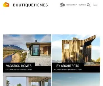 Boutique-Homes.com(Vacation Home Rentals) Screenshot