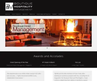 Boutique-Hospitality.com(Independent Hotel Management Company) Screenshot