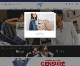 Boutique-Letempsdescerises.com(Découvrez tous nos modèles de Jeans sur notre e) Screenshot