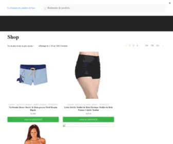 Boutique-Maillot-Bain.com(La boutique des maillots de bain) Screenshot