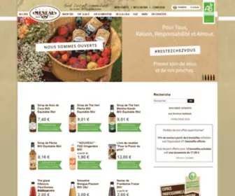 Boutique-Meneau.com(Acheter les sirops bio et jus de fruits bio de la Maison Meneau) Screenshot