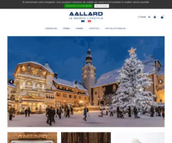 Boutiqueaallard.com(Eshop de la célèbre maison AALLARD de Megève) Screenshot