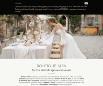 Boutiquealba.it(Boutique Alba Sassuolo) Screenshot