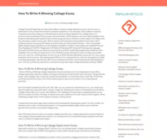 Boutiqueapart2616.ru(How To Write A Winning College Essay) Screenshot