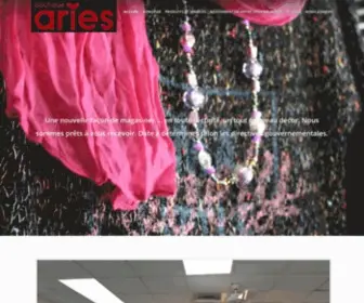 Boutiquearies.com(Boutique Aries) Screenshot