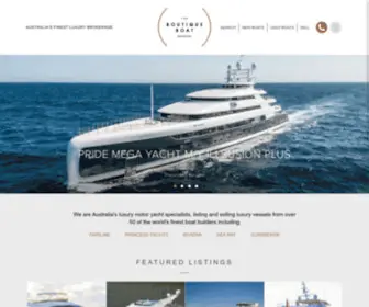 Boutiqueboatbrokers.com.au(Boutiqueboatbrokers) Screenshot