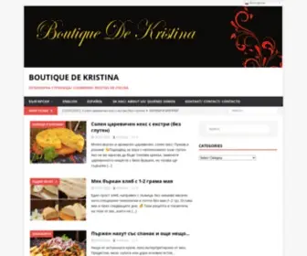 Boutiquedekristina.com(Boutique De Kristina) Screenshot