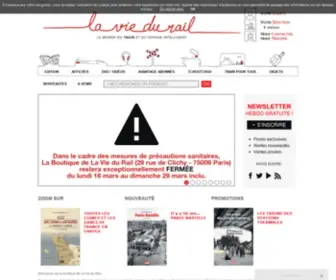 Boutiquedelaviedurail.com(La Boutique La Vie du Rail vous propose des produits autour du train) Screenshot