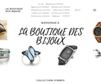 Boutiquedesbijoux.com(Boutique bijoux en ligne) Screenshot