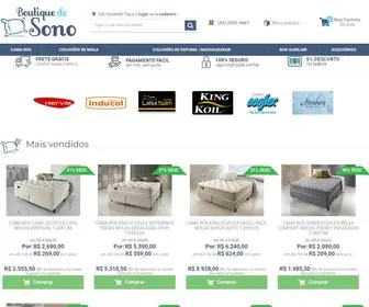 Boutiquedosono.com.br(Boutique do Sono Colchões: Sua melhor escolha para colchão (cama box)) Screenshot