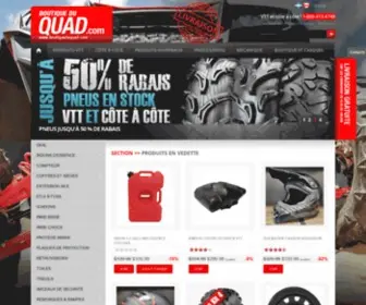 Boutiqueduquad.com(Boutique du quad) Screenshot