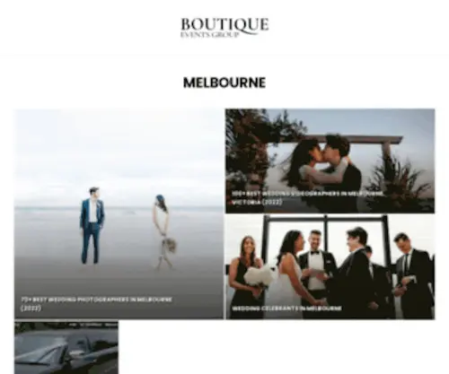 Boutiqueeventsgroup.com.au(Australian lifestyle) Screenshot