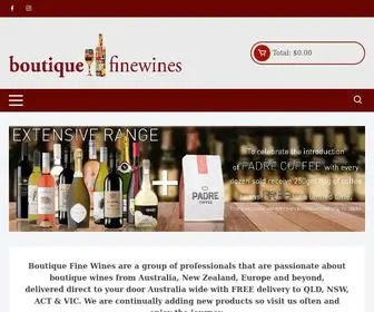 Boutiquefinewines.com.au(Please Note) Screenshot