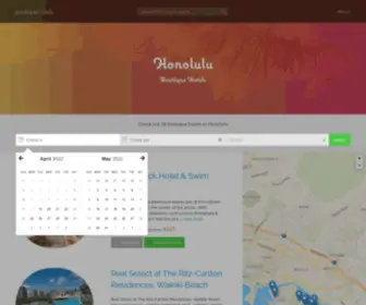Boutiquehotels-Honolulu.com(The 20 best boutique hotels in Honolulu) Screenshot