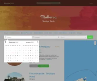 Boutiquehotels-Mallorca.com(The 20 best boutique hotels in Mallorca) Screenshot