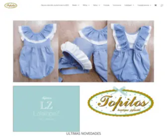 Boutiqueinfantiltopitos.com(Topitos tienda online de ropa de niños y bebés) Screenshot