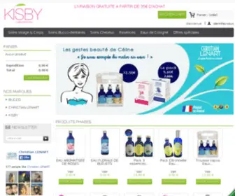 Boutiquekisby.com(Produits cosmétiques) Screenshot