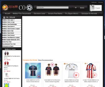 Boutiquemaillotdefoot.eu(Magasin maillot de football vente nouveau maillot de foot pas cher) Screenshot