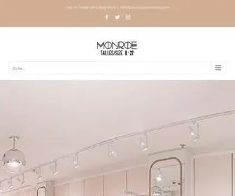 Boutiquemonroe.com(Boutique Monroe in Montreal) Screenshot
