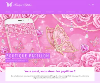 Boutiquepapillon.fr(Boutique Papillon) Screenshot