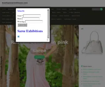 Boutiquesareeblouse.com(Boutique sarees blouses collections) Screenshot