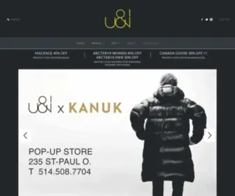 Boutiqueuandi.com(Boutique U & I) Screenshot