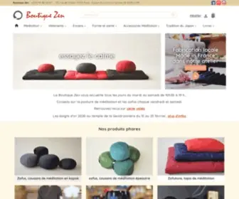 Boutiquezen.com(Boutique Zen) Screenshot