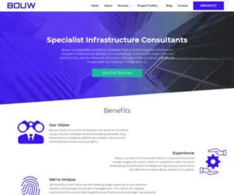 Bouw.com.au(Specialist Infrastructure Consultants in Complex Infrastructure Delivery) Screenshot