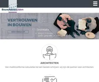 Bouwadviesuden.nl(BouwAdviesUden geeft u het vertrouwen in bouwen) Screenshot