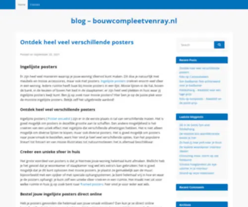 Bouwcompleetvenray.nl(Blog) Screenshot