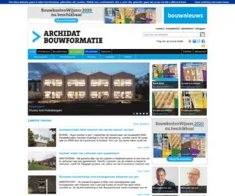 Bouwformatie.nl(Archidat Bouwformatie) Screenshot
