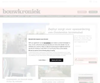 Bouwkroniek.be(Alle informatie toegespitst op de bouwprofessionnal : overheidsopdrachten) Screenshot
