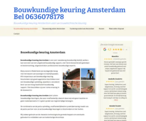 Bouwkundige-Keuringamsterdam.nl(Bouwkundige keuring Amsterdam) Screenshot