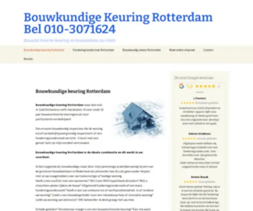 Bouwkundige-Keuringrotterdam.nl(Bouwkundige keuring Rotterdam) Screenshot