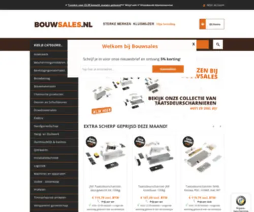 Bouwsales.nl(Bouwsales) Screenshot