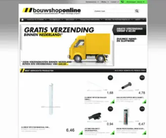 Bouwshoponline.nl(Bouwmaterialen) Screenshot