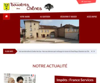 Bouxieresauxchenes.fr(Site officiel de la commune de Bouxières) Screenshot