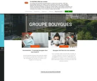 Bouygues.com(Groupe Bouygues) Screenshot