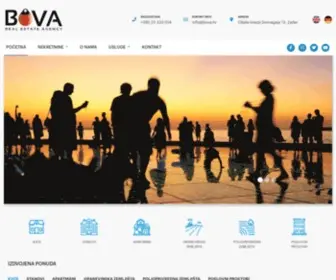 Bova.hr(Bova nekretnine Zadar) Screenshot