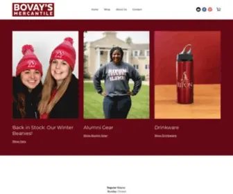 Bovaysestore.com(Ripon College Online Bookstore) Screenshot