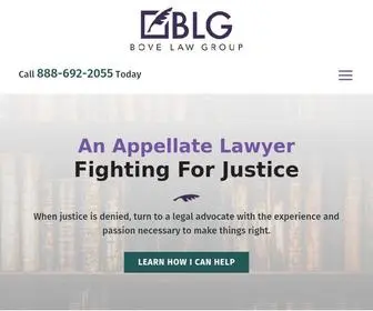 Bovelawgroup.com(California Appeals Attorney) Screenshot